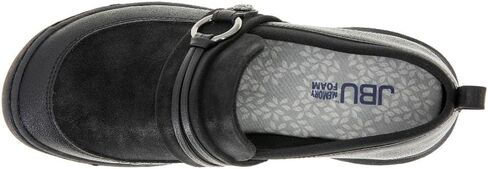 JBU Womens Phoebe Slip On Loafers Casual - Black in Saudi Arabia