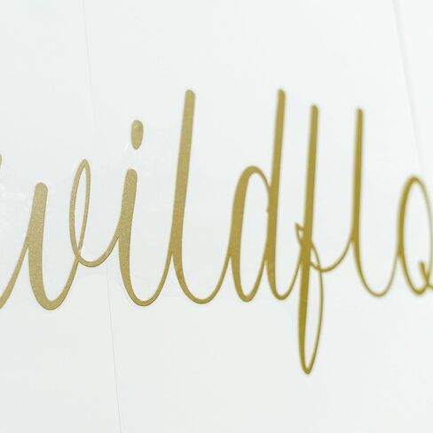 A Little Wildflower is on The Way Baby Shower Party Decal Sign - Flower Baby Shower Decoration,Floral Theme Gender Reveal Girl or Boy Baby Shower Decal Sign (Wildflower Decal) in Saudi Arabia