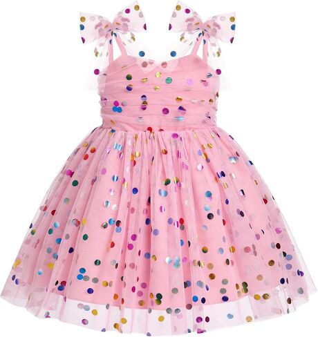 Baby Girls Birthday Party Dress Toddler Kids Spaghetti Straps Tulle Tutu Princess Dress Cake Smash Photoshoot Dresses in Kuwait