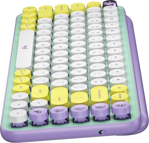 Logitech POP Keys Wireless Mechanical Keyboard with Customizable Emoji Keys for Windows, Mac, & Android - Daydream Mint in Saudi Arabia