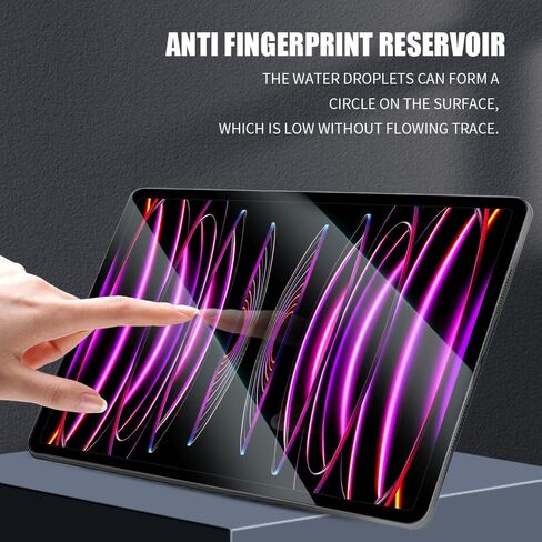 [عبوتان] واقي شاشة مضاد للضوء الأزرق لجهاز iPad Air 6th Gen 11 بوصة M2 2024، واقي شاشة من الزجاج المقوى لجهاز iPad Air11 مع صلابة 9H/خالي من الفقاعات/مضاد للوهج in Kuwait