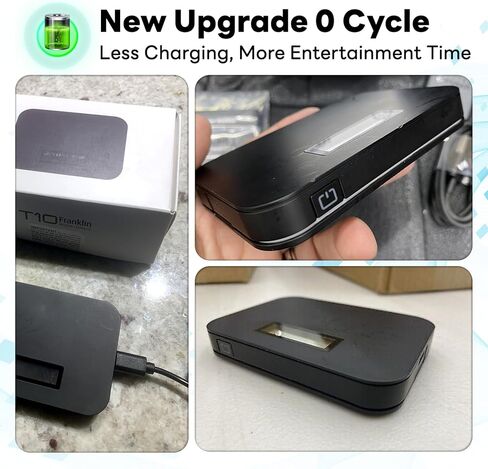 بطارية T10، بطارية بديلة 4600 مللي أمبير في الساعة لجهاز Franklin T10 Mobile Hotspot V635061P RT410/T10، 2024 بطارية ليثيوم أيون مطورة عالية السعة in Kuwait