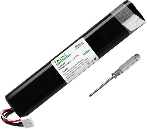 WUHAO for Neato D3 D4 D5 D6 D7 Replacement Battery 14.4V [Upgraded 6800mAh] 945-0225 Compatible with Neato D3+ D301 D303 D5+ D502 D503 D701 D702 D703 D705 Robotic Vacuum Cleaner Battery in Saudi Arabia
