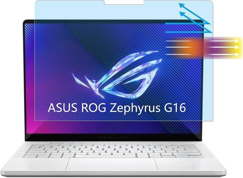 MUBUY-GOL 2 Pack Screen Protector for 2024 New ASUS ROG Zephyrus G16 Gaming Laptop Eye Protection Anti Blue Light Anti Glare Filter Designed ASUS ROG Zephyrus G16 Laptop in Saudi Arabia