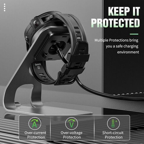 TiMOVO Charger Dock Stand for Fenix 5 5S 5X 6 6S 6X/Instinct/Vivoactive 3 4/Venu/Venu 2/Forerunner 245 45 45S 645 745 945 935, Magnetic Charging Cradle Station Bracket Holder with 5.4ft USB Cable in Saudi Arabia