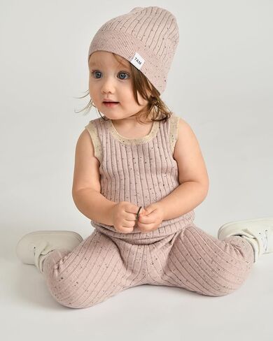 7AM Baby Leggings for Toddlers - Hug Me Collection All Day Comfort Unisex Kids Pants, Cotton Ribbed Knit Design | Ultra Soft in Kuwait
