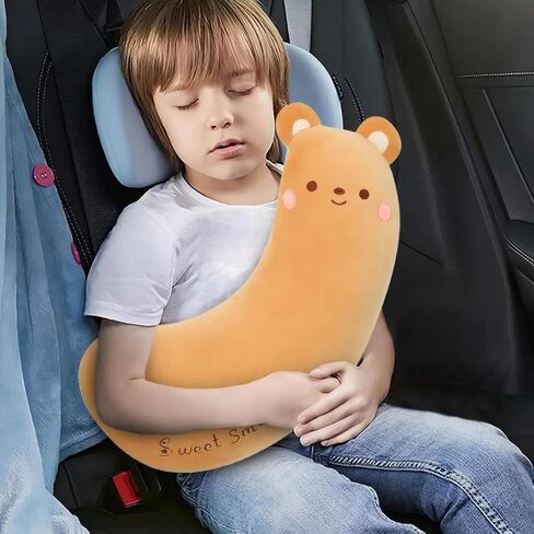 وسادة غطاء حزام الأمان للأطفال، حزام مقعد السيارة للأطفال الصغار أثناء السفر من القطيفة لدعم مسند رأس الرقبة، أغطية أحزمة أمان الأطفال وسادة وسادة in Kuwait