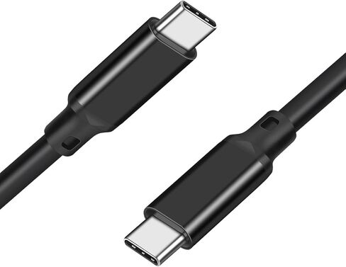 كابل USB-C 3.2 الجيل 2، كابل USB C 4K مزامنة بيانات 20 جيجابت في الثانية، سلك شحن سريع 100 واط PD 6.6 قدم لجهاز MacBook Pro، iPhone 15، iPad Air، Samsung Galaxy S24 Ultra S23 Plus S22 S21 Note 20، Google Pixel 9 8 7 in Saudi Arabia