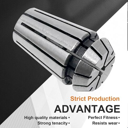 2Pcs ER16 Spring Collet, 1/8" CNC Super Precision Milling Tool for CNC Workholding Engraving & Milling Lathe Tool in Saudi Arabia