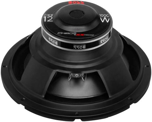 2 Boss CXX12 12-Inch 2000W Car Audio Power Subwoofer Sub and R1100M Monoblock Class A/B Riot Car Audio Amplifier and AKS8 Amplifier Installation Kit in Saudi Arabia