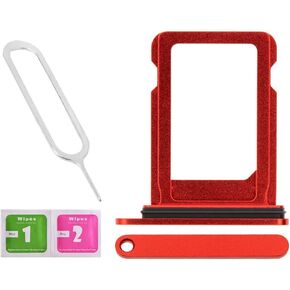 Single SIM Card Tray Slot Holder Replacement for iPhone 12 Mini 5.4 inch with Waterproof Rubber Ring and Sim Card Tray Open Eject Pin(All Carriers) (Silver)