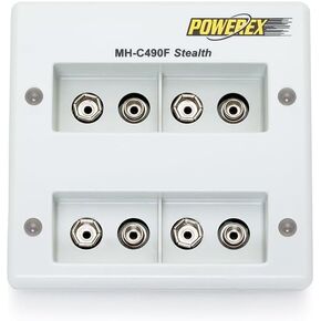 Powerex MH-C490F-DCW Worldwide 9-Volt Battery Charger with Car Adapter