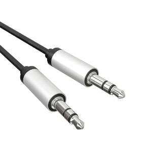 3.5mm Audio Cable Nylon Braided Aux Cord Male to Male Stereo Hi-Fi Sound for Headphones Car Home Stereos Speakers Tablets, 6 ft