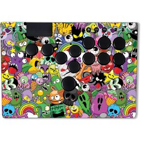 MightySkins Skin Compatible with Razer Kitsune - Monster Mash | Protective, Durable, and Unique Vinyl Decal wrap Cover | Easy to Apply & Change Styles | Made in The USA