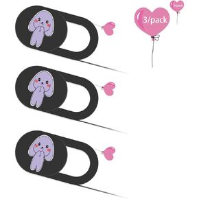 3 Pack Pink Webcam Cover Camera Privacy Security for iPhone,Laptop,Desktop,PC,MacBook Pro, iMac, Mac Mini, Computer and Smartphones (Beg Hug Bunny) in Kuwait