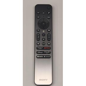 Original RMF-TX910U Remote Control with Backlit Keys, Voice, Premium Metal Case, Compatible with Sony TVs from 2023 and 2024 Has Remote Finder