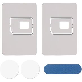 Sim Card Adapter Nano/Micro/Mini Card Converter Large Card Board 3 in 1 Card Holder 2pcs