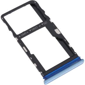Sim Card Holder Micro SD Slot Tray Module Replacement Compatible with TCL 30/30+ / 30 5G (Black)