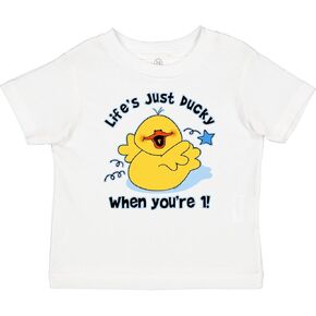 inktastic Life's Ducky 1st Birthday Baby T-Shirt
