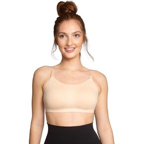 Basics Leak-Resistant Nursing Bra - Breastfeeding Bras for Women Made from Breathable Cotton with Removable Pads