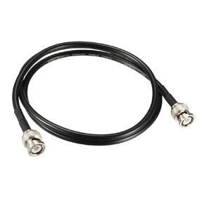 2pcs RG58 Coaxial Cable 6.6Ft (2M), 50 Ohm BNC Male to BNC Male Low Loss Coax Cable for HAM & CB Radio, Antenna Analyzer, Security CCTV Camera