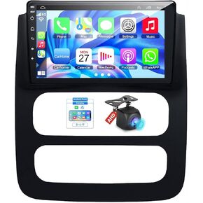 Android 13 9" Touchscreen Car Stereo for Dodge RAM 1500/2500/3500 (2002-2005) with Wireless Apple CarPlay, Android Auto, Bluetooth, GPS, WiFi, and Backup Camera