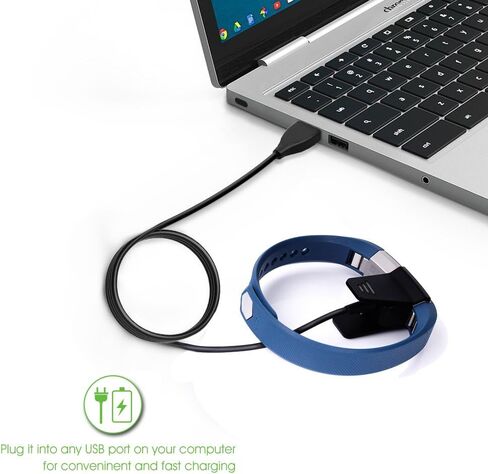 شاحن AWINNER متوافق مع Fitbit Alta، كابل شحن USB بديل للساعة الذكية (عبوة واحدة) in Kuwait