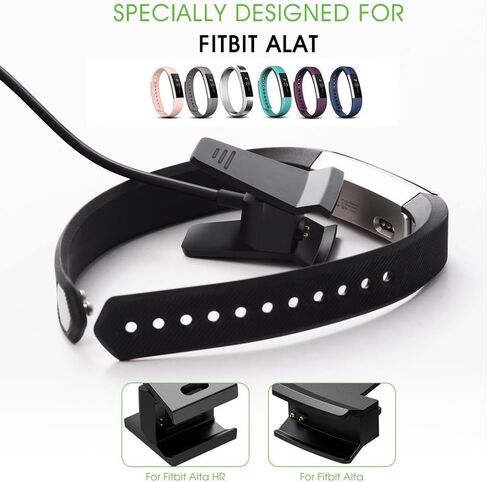 شاحن AWINNER متوافق مع Fitbit Alta، كابل شحن USB بديل للساعة الذكية (عبوة واحدة) in Kuwait