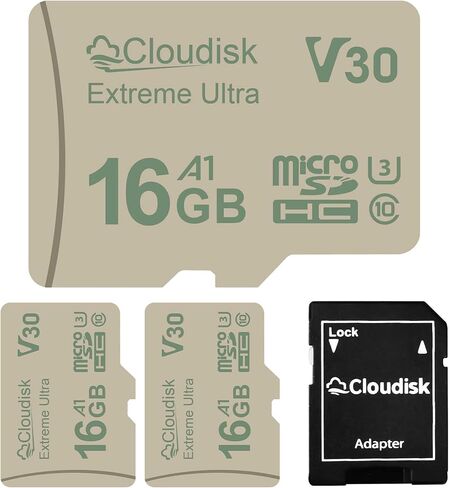 Pack of 3 Micro SD Card 4GB U3 90MB/S V30 Extreme Ultra C10 A1 MicroSDHC UHS-I for Camera, DVR, Tablet PC and Cell Phone (4GB) in Saudi Arabia