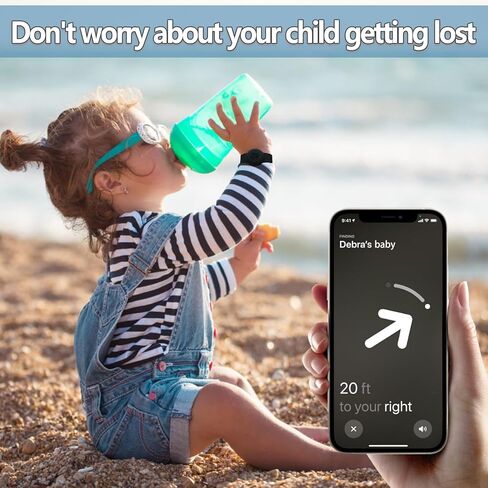 2Pack Waterproof Airtag Bracelets for Kids, Floral Engraved AirTag Wristband Compatible with Apple AirTag, Silicone Hidden Air Tag Case Anti-Lost GPS Tracker Holder for Toddler Children in Saudi Arabia