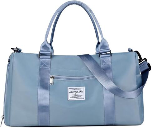 حقيبة رياضية للنساء مع حجرة للأحذية وجيب مبلل، حقيبة سفر وردية من القماش الخشن للطائرة الرياضية واليوجا والسباحة وحقائب حمل الصالة الرياضية، حقيبة مقاومة للماء لعطلة نهاية الأسبوع طوال الليل، حقيبة صغيرة للحمل على حقيبة المستشفى (وردي) in Kuwait