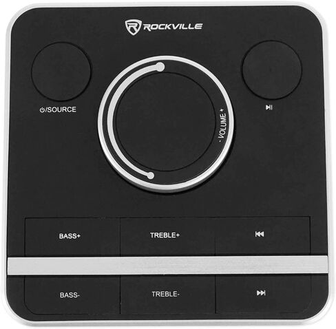 Rockville ONE-Tower All-in-One Tower Bluetooth Speaker System+HDMI/Optical/RCA, Black in Saudi Arabia