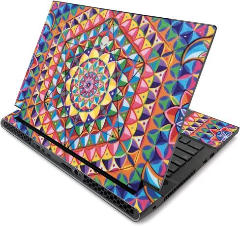 MightySkins Skin for Alienware m17 R2 (2019)-Antique Purple|Protective, Durable, and Unique Vinyl Decal wrap cover|Easy To Apply, Remove and Change Styles | Made in USA (ALWM17R219-Antique Purple) in Saudi Arabia