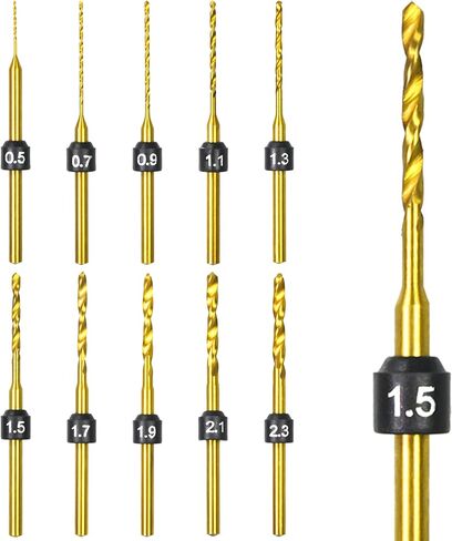 مجموعة رؤوس مثقاب صغيرة من AM ARROWMAX PCB، 0.5 مم - 2.3 مم، ساق 3/32 بوصة، حجم محدد، مجموعة لقم مثقاب مجوهرات من كربيد التنجستن، أداة حفر ثقب DIY، كهرمان، خرز، PCB، خشب، خرزة (مجموعة SDS B) ) in Kuwait