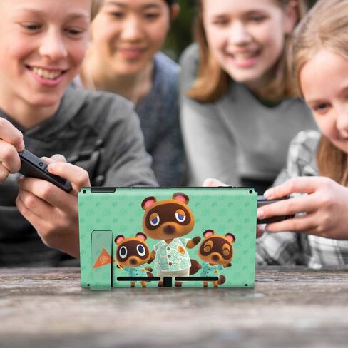 Controller Gear Aunthentic & Officially Licensed Animal Crossing: New Horizon - "Tom Nook & Friends" Nintendo Switch Skin Bundle in Saudi Arabia