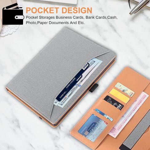 for Remarkable 2 Case with Pen Holder,PU Leather Folio Cover for Remarkable 2 Tablet Case with Hand Strap,Black in Saudi Arabia