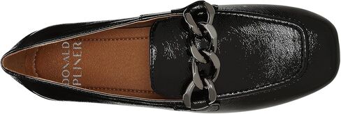 Donald Pliner Women's Bethany Crickle Patent Leather, Designer, Classic Shoes, Dress Loafers in Saudi Arabia