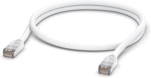 UBIQUITI Patch Cable Outdoor 1M White, all-weather, RJ45 Ethernet Cable, Category 5e, Weatherproof in Saudi Arabia