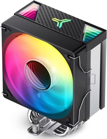 JONSBO CR1000 V2 PRO ARGB CPU Cooler,Silent Series CPU Cooler, Air Cooler H154mm, 6 Copper Heat Pipe Insert Aluminum Fin for AM4/AM5/Intel LGA1700, 120mm PWM ARGB 9-Blades Fan,Top Cover ARGB, Black in Saudi Arabia