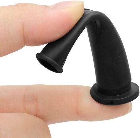 Utoolmart 30 Pcs Cord Boot Protector Cable Sleeve Hose, Rubber Flex Strain Relief Protector, 82mm/3.23" Length, Black in Saudi Arabia