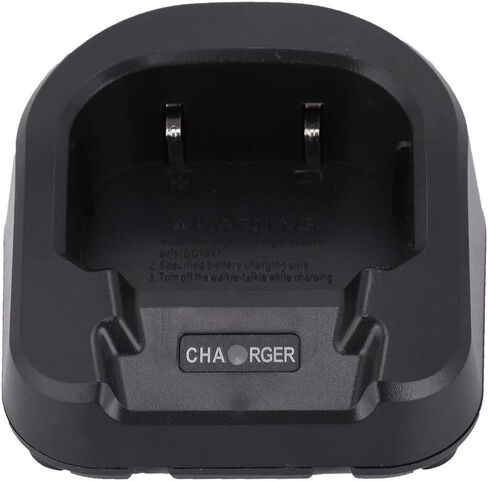 شاحن بطارية ASHATA Walkie Talkie، شاحن منزلي لـ Baofeng Walkie Talkie، شاحن بطارية 100-240 فولت لـ Baofeng UV82 UV-8D UV-82HX راديو ثنائي الاتجاه (أسود) in Saudi Arabia