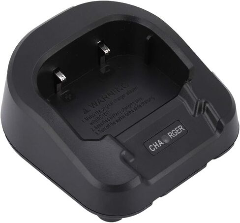 شاحن بطارية ASHATA Walkie Talkie، شاحن منزلي لـ Baofeng Walkie Talkie، شاحن بطارية 100-240 فولت لـ Baofeng UV82 UV-8D UV-82HX راديو ثنائي الاتجاه (أسود) in Saudi Arabia