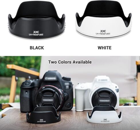 Lens Hood for Yongnuo YN 50mm f/1.8 II Lens, Reversible Lens Shade Protector Compatible with 58mm Filter or Lens Cap in Saudi Arabia