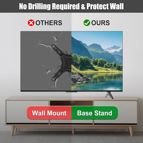 2-Be-Best أرجل تلفزيون لقاعدة تلفزيون LG البديلة لأرجل التلفزيون المتوافقة مع تلفزيون LG 49UJ6300 49UM7300 49UN6900 50UK6300 50UK6500 50UM7300 55UK6500 55UJ6540 55UM7300 لمزيد من تلفزيونات LG مع مسامير in Kuwait