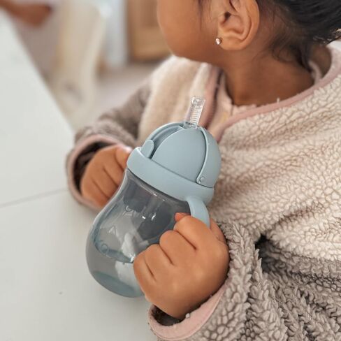 nouka Weighted Straw Cup with Click Top Lid | Leak Proof and Easy Grip | Wave in Saudi Arabia