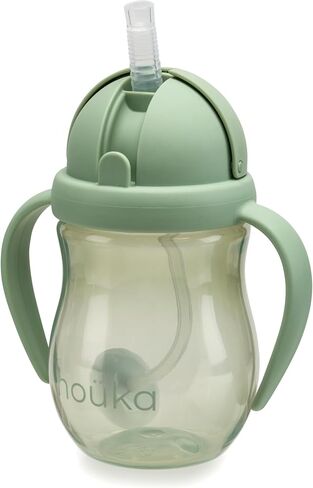 nouka Weighted Straw Cup with Click Top Lid | Leak Proof and Easy Grip | Wave in Saudi Arabia