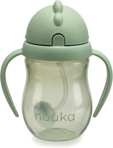 nouka Weighted Straw Cup with Click Top Lid | Leak Proof and Easy Grip | Wave in Saudi Arabia