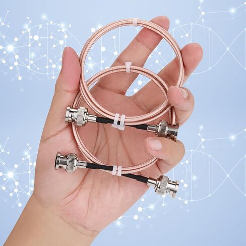 50 Ohm BNC Cable 2FT 2 Pack BNC Male to Male Connector Cable RG316 Coaxial Cable Antenna Radio Extension Jumper Cable in Saudi Arabia