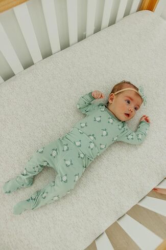 Copper Pearl Long Sleeve Bodysuit Baby: Ultra Soft Baby for Newborns, Boys, and Girls - Stylish, Comfortable, Overlap Shoulders, Premium Knit Fabric - 6-12 Months, Ace in Saudi Arabia