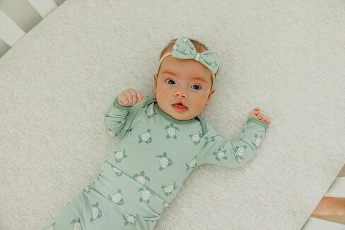 Copper Pearl Long Sleeve Bodysuit Baby: Ultra Soft Baby for Newborns, Boys, and Girls - Stylish, Comfortable, Overlap Shoulders, Premium Knit Fabric - 6-12 Months, Ace in Saudi Arabia